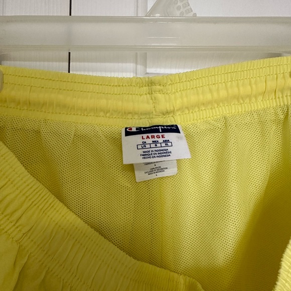 ‼️ Yellow men’s champion athletic shorts  (included in BOGO 50% off) - Picture 4 of 4